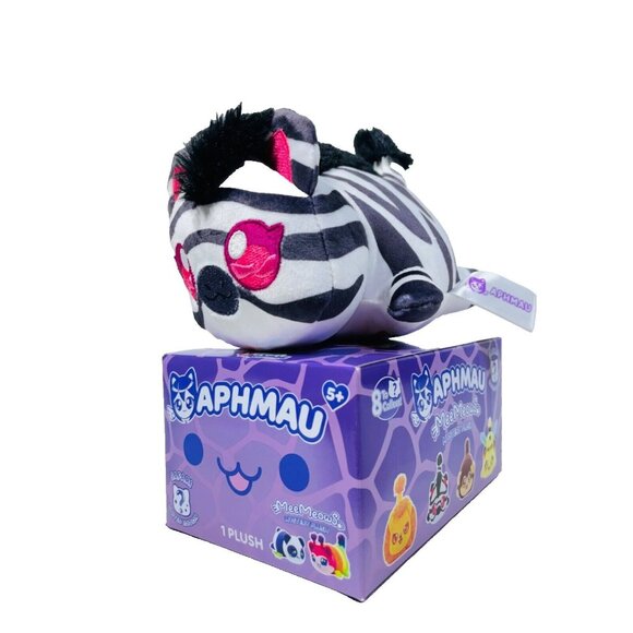 Aphmau MeeMeows 6" SAFARI Plush ZEBRA Cat - Picture 11 of 16